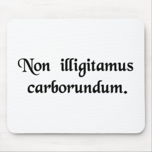 Lassen Sie die bastard Sie nicht unten reiben Mousepad