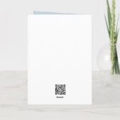 Lassen Sie die Blue Grußkarte aussehen Karte (Rückseite)