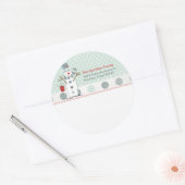 Lassen Sie die E-Mail-Aufkleber für Etiketten auss Runder Aufkleber (Umschlag)