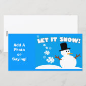 Lassen Sie die Fotokarte aussehen Feiertagskarte (Vorne/Hinten)