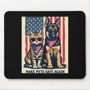 Lassen Sie die Haustiere für Trump Mega 202 wieder Mousepad
