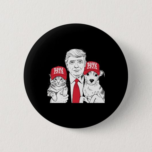 Lassen Sie die Haustiere wieder in Sicherheit Wahl Button (Vorderseite)