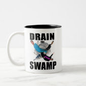 Lassen Sie die Kaffeetasse-Tasse Sumpf-Donald Zweifarbige Tasse (Links)