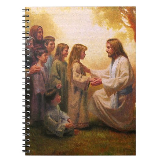 Lassen Sie die kleinen Kinder zu mir kommen Notizblock (Vorderseite)