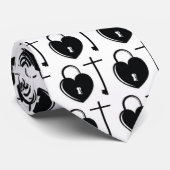 Lassen Sie die Liebe des Gottes Ihr Herz Krawatte (Gerollt)