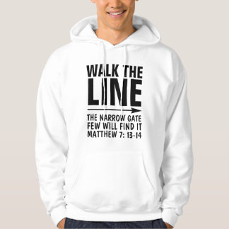 LASSEN SIE DIE LINIE CHRISTLICHE T - Shirt, SCHALT Hoodie