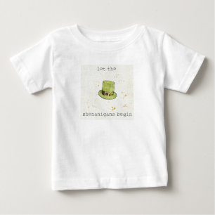Lassen Sie die Shenanigans   glückliche Süssen Baby T-shirt