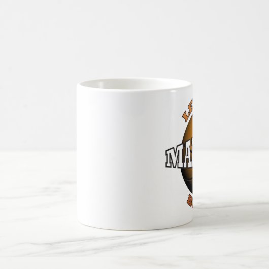 LASSEN SIE DIE VERRÜCKTHEIT ANFANGEN KAFFEETASSE (Mittel)