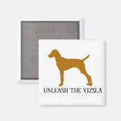 LASSEN SIE DIE VIZSLA AB MAGNET (Vorderseite/Rückseite)