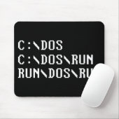 LASSEN SIE DOS-LAUF LAUFEN MOUSEPAD (Mit Mouse)