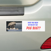 Lassen Sie durch, MOPS-WANZE beenbitten?? Autoaufkleber (Auf Auto)