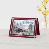 Lassen Sie es den Zug fahren Karte (Gelbe Blume)