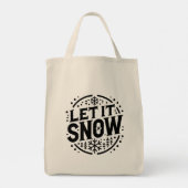 Lassen Sie es digitales Kunstdesign erahnen Tragetasche (Rückseite)