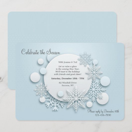 Lassen Sie es einladen Einladung (Vorne/Hinten)