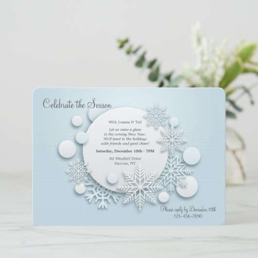 Lassen Sie es einladen Einladung (Stehend Vorderseite)