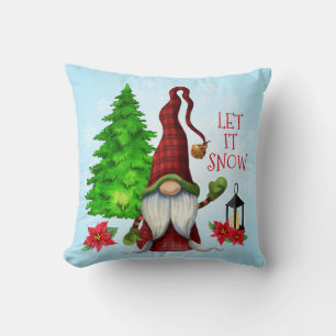 Lassen Sie es für das Holidays Throw Kissen genome