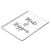 Lassen Sie es geschehen Kursivskript Notizblock (Linke Seite)