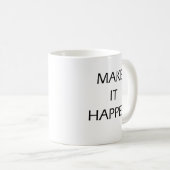 Lassen Sie es geschehen motivierend Kaffeetasse (VorderseiteRechts)