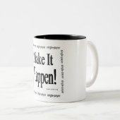Lassen Sie es geschehen! Zweifarbige Tasse (VorderseiteRechts)