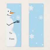 Lassen Sie es Geschenkmarken schneefrei. (Vorne & Hinten)