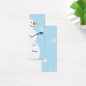 Lassen Sie es Geschenkmarken schneefrei. (Schreibtisch)