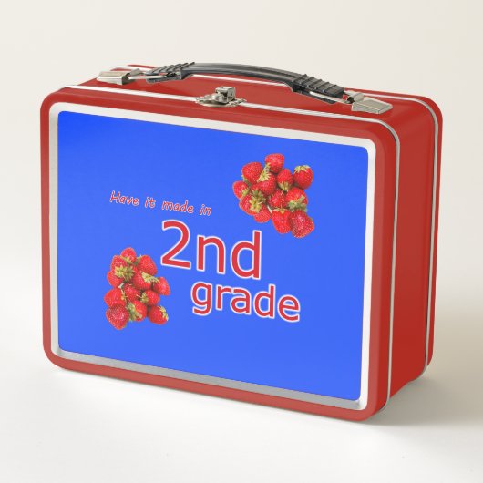 Lassen Sie es in 2. Klasse machen Metall Brotdose (Vorderseite)