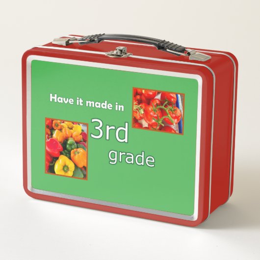 Lassen Sie es in 3. Metall Brotdose (Vorderseite)