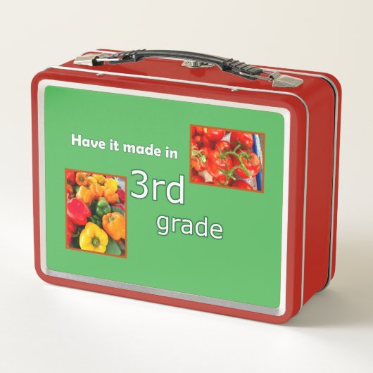 Lassen Sie es in 3. Metall Brotdose (Rückseite)