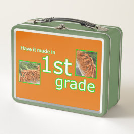 Lassen Sie es in der 1. Metall Brotdose