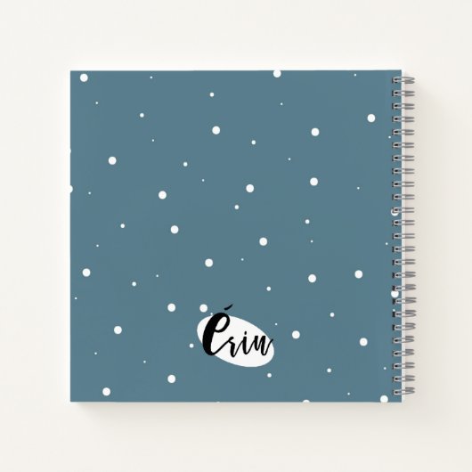 Lassen Sie es in einem Notebook schneien Notizblock (Rückseite)