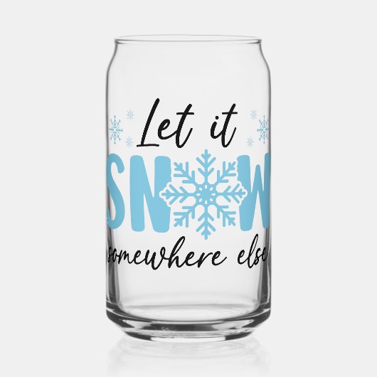 Lassen Sie es irgendwo anders schlafen - Funny Win Dosenglas (Vorderseite)