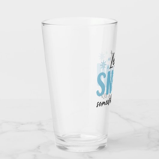 Lassen Sie es irgendwo anders schlafen - Funny Win Glas (Rechts)