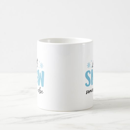 Lassen Sie es irgendwo anders schlafen - Funny Win Kaffeetasse (Mittel)