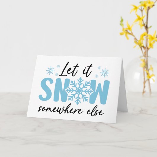 Lassen Sie es irgendwo anders schlafen - Funny Win Karte (Gelbe Blume)