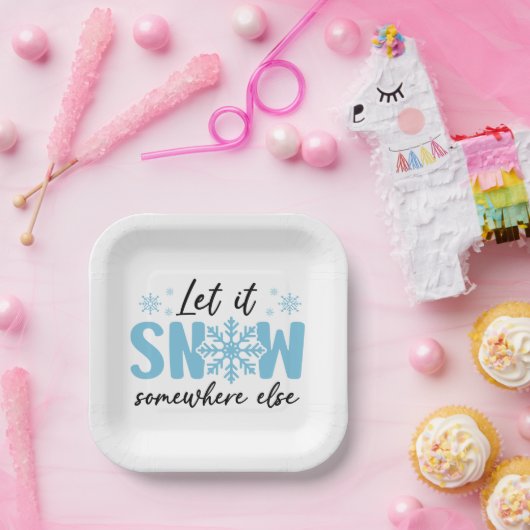 Lassen Sie es irgendwo anders schlafen - Funny Win Pappteller (Party)