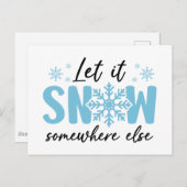 Lassen Sie es irgendwo anders schlafen - Funny Win Postkarte (Vorne/Hinten)