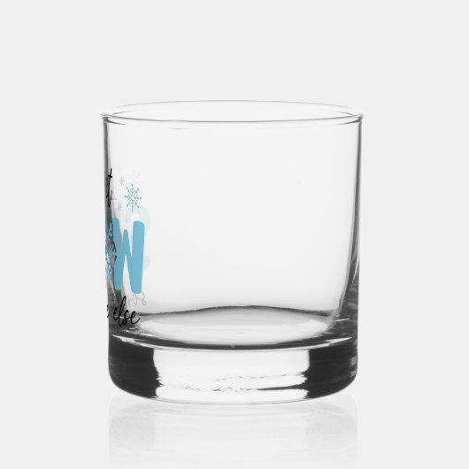 Lassen Sie es irgendwo anders schlafen - Funny Win Whiskyglas (Links)