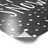 Lassen Sie es khalkboard Urlaub Kunst drucken Fotodruck (Ecke)