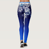 Lassen Sie es Leggings Schneeflocken angepasste Ni (Rückseite)