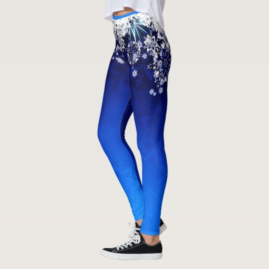 Lassen Sie es Leggings Schneeflocken angepasste Ni (Links)