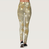 Lassen Sie es Leggings Schneeflocken angepasste Ni (Rückseite)