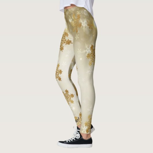 Lassen Sie es Leggings Schneeflocken angepasste Ni (Links)