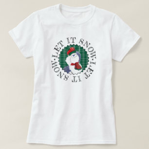 Lassen Sie es Niedlichen Schafhund gemütlich Winte T-Shirt