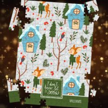 Lassen Sie es Niedliches Rentier-Muster mit dem Na