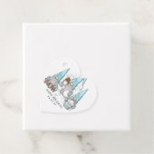 Lassen Sie es nordische Gnomes schneien Geschenkanhänger (Beispiel)