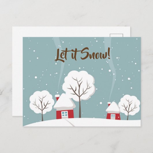 Lassen Sie es Postkarten schwenken (Vorne/Hinten)