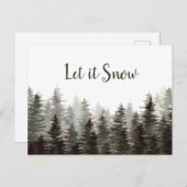 Lassen Sie es rauschende Pinienbäume schwitzen Postkarte (Vorne/Hinten)