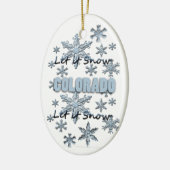 Lassen Sie es Schnee Colorado Weihnachtsschmuck (Links)