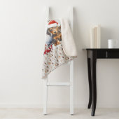 Lassen Sie es Schnee Dackel & Snowman Sherpadecke (Beispiel)