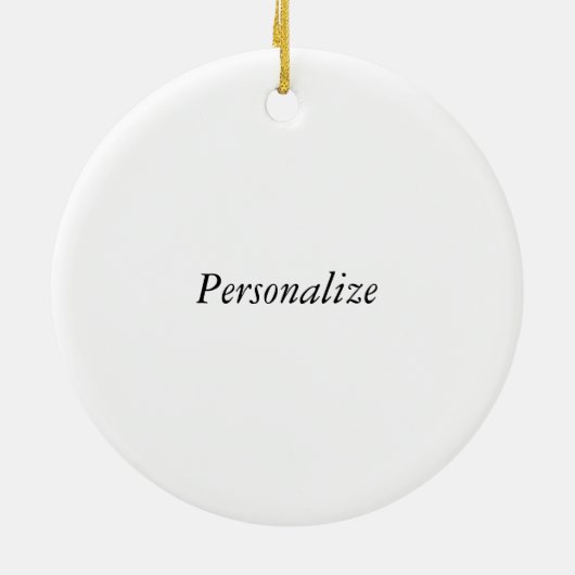 Lassen Sie es Schnee Holiday Snowman Ornament (Hinten)